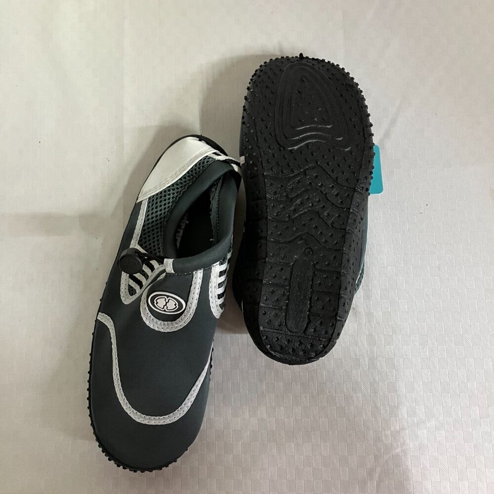 Hardcore Women's 9 Black/White Quick Drying Aqua Socks For Barefoot Water Shoes - Picture 7 of 9